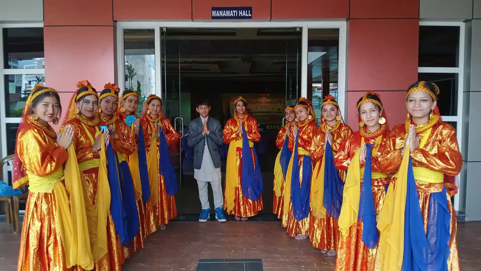 Classroom with students
